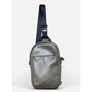 New Coach Leather‎ Sling Bag Olive Green